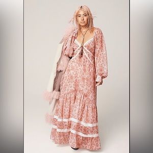 Free People Light Pink Maxi Dress